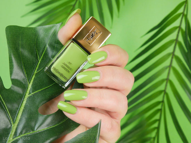 YSL Yves Saint Laurent • JUNGLE GREEN 87 • Jungle Pop Collection summer 2017