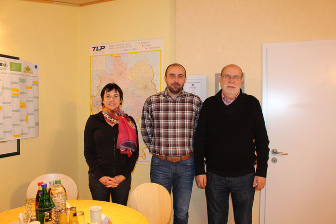 v.l. Geschäftsassistentin Bettina Simon Hilgert, Juniorchef Frank Zimmer, Bruno Zimmer