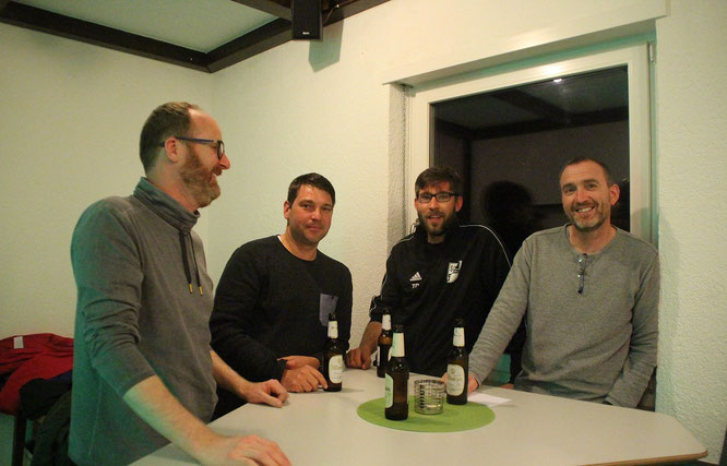 v.l Christian Kasper, Sascha Tritz, Thomas Damberger, Timo Schmitt
