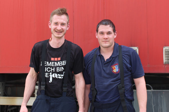 nach der Aktion, Julian und Markus