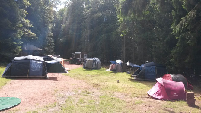 Schlafplatz von Nam Nam