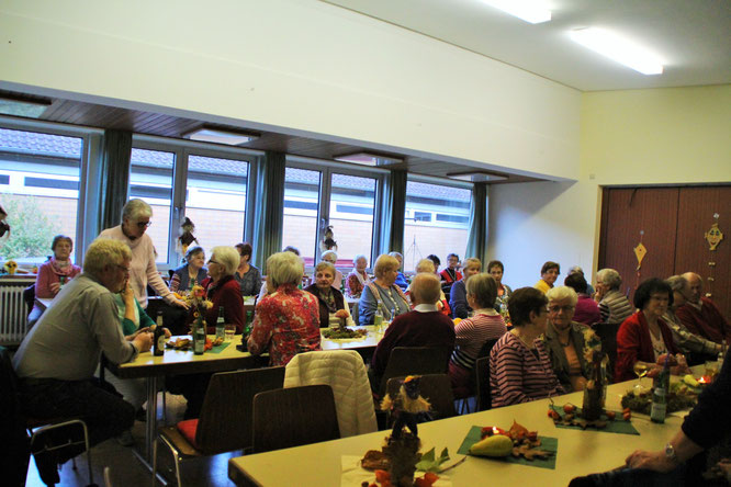 Mitglieder vom Kneipp-Verein im Dorfgemeinschaftshaus