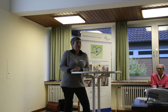 Frau Monika Krächan vom Marienkrankenhaus in St.Wendel