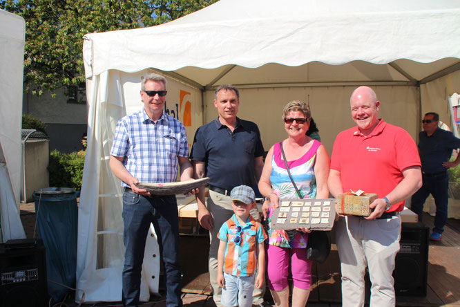 v.l. Axel Haab, Stephan Rausch, Mechthild Paulus und Stefan Lauer