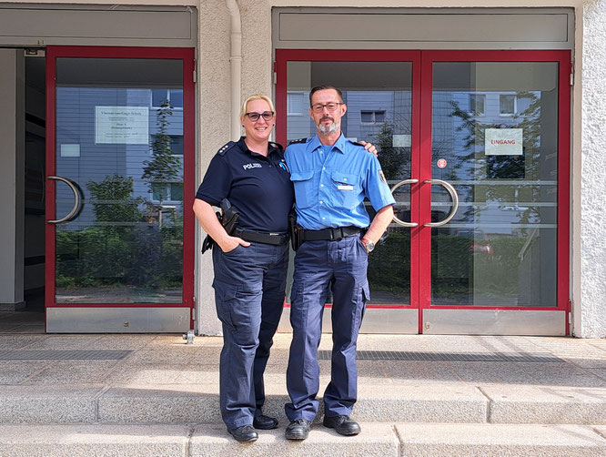 Frau Keil und Herr Mamerow - unsere Präventionsbeauftragten der Polizei