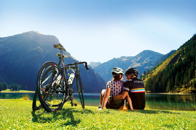 Mit dem Rennrad zum Vilsalpsee ©TVB Tannheimer Tal / Marco Felgenhauer