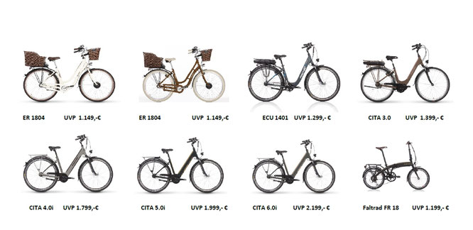 CITA sind Fischers E-City Modelle / © Velototal - Andreas Burkert