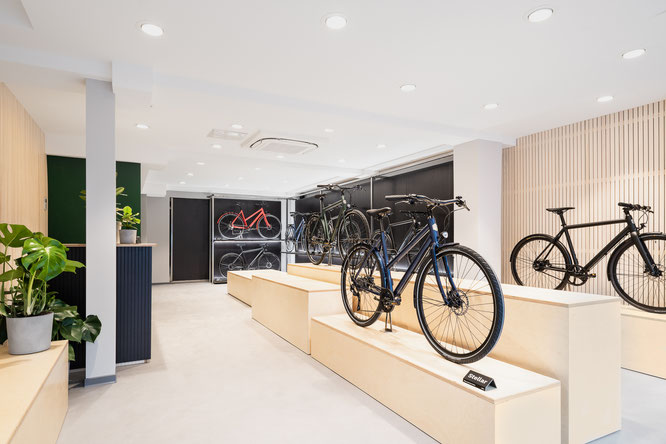 Erfolgreicher Start in Köln. Im neuen Ampler Bikes Showroom trifft Design auf Funktion