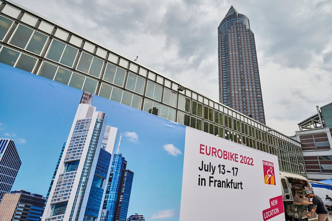 Die 30. Auflage der Eurobike findet als Standort-Premiere in Frankfurt am Main von Mittwoch, 13. Juli bis Sonntag, 17. Juli 2022 statt. 