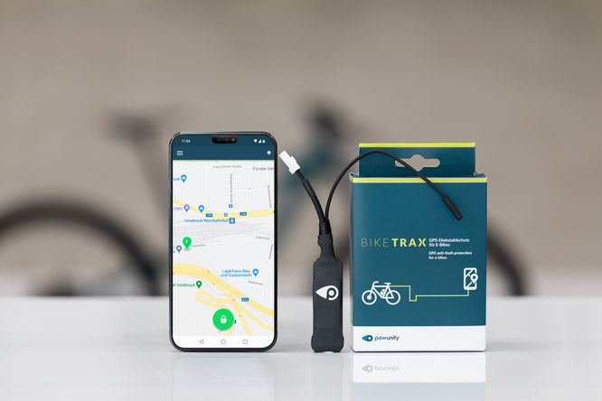 GPS-Tracker BikeTrax als zeitgemäßer und effizienter E-Bike-Diebstahlschutz ©PowUnity