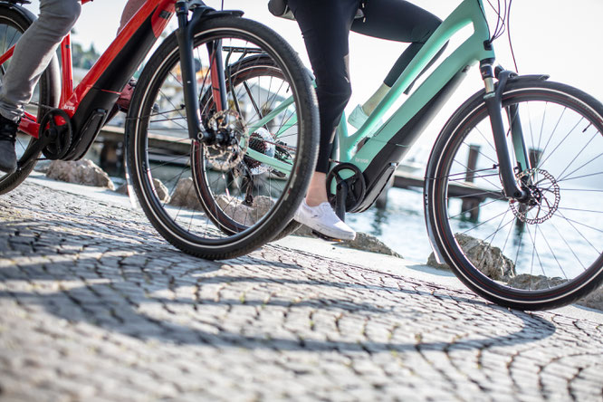 Dank des sanften Ansprechverhaltens fahren sich City-Bikes mit dem Brose Drive C besonders entspannt und harmonisch. / Foto: Brose