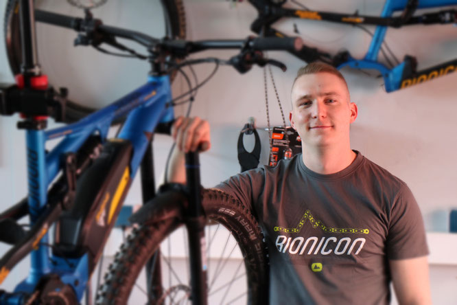 Bastian Richter ist neuer Mitarbeiter im Service Center für die Bike-Marken BIONICON und Trenoli der MSA GmbH.