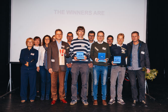 Den Hauptpreis erhielt die Firma chike aus Köln. Die beiden Gründerteams von Listnride aus Berlin und Tubolito aus Wien teilen sich den zweiten Platz.
