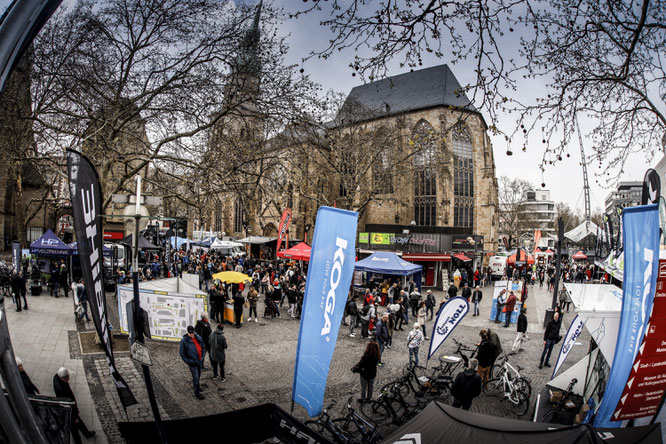 E-Mobilität erfahren – der größte E-Bike Verbrauchertest live in der Dortmunder Innenstadt 2020 // Bild: www.andifrank.de