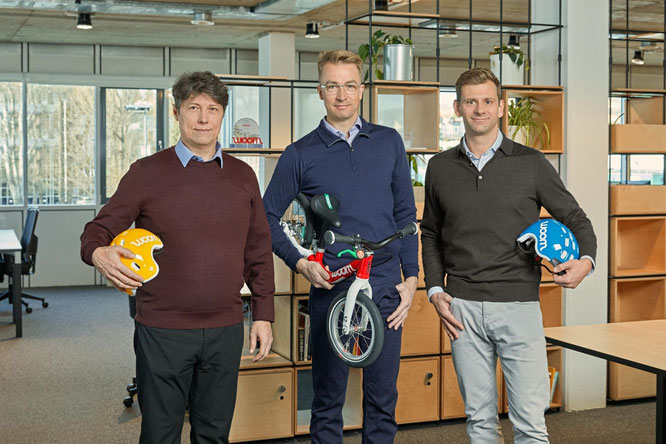 Neues Geschäftsführer-Trio: COO Martin Bartmann, CEO Mathias Ihlenfeld und CFO Paul Fattinger