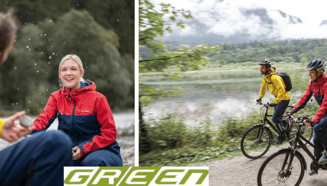 Mit der Allwetter-Ausstattung von Morten und Tatonka trocken ans Ziel. 