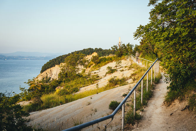 Malerische Ausblicke beim Wandern oder Radfahren im Naturschutzgebiet Strunjan © Portorož & Piran/ Branko Furlanic