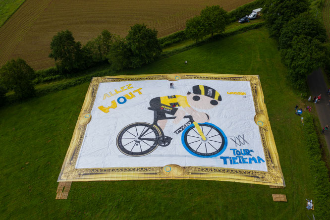 Swapfiets und Tour de Tietema kooperieren für Van Aert zur Tour de France 2021 / Foto: Tour de Tietema 