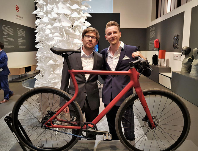 Ramon Thomas und Sebastian Meinecke im Red Dot Design Museum