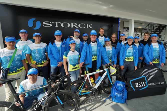 Besi&Friends starten mit Storck Rädern in das erste RAAM Trainingslager