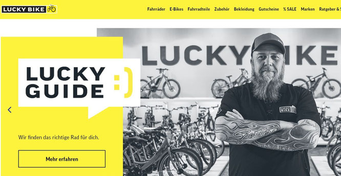 Lucky Bike gewinnt Shop Usability Award 2020