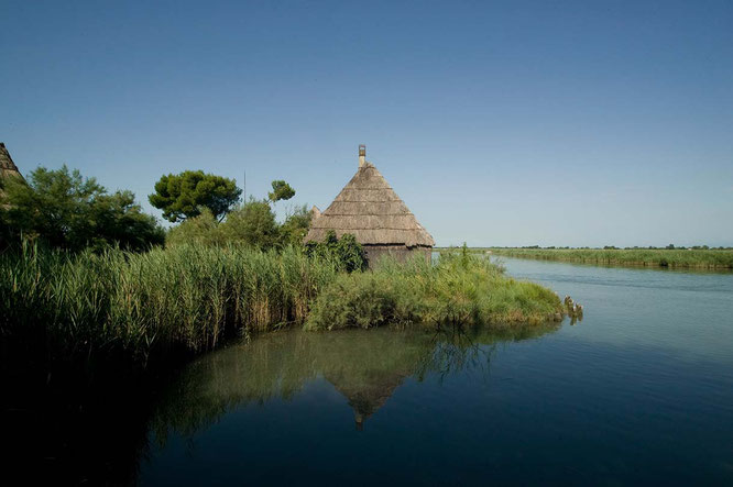 Casone nella laguna ©Marano Zambelli