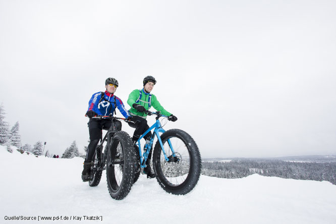 Eine Harztour im Winter - mit dem Fahrrad