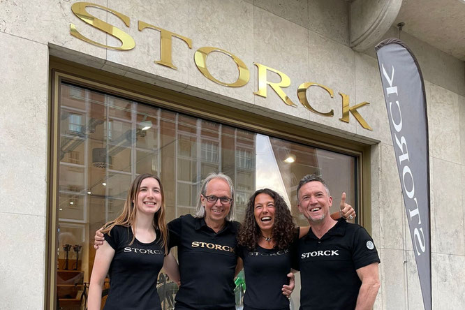 STORCK-Team mit Geschäftsführer Markus Storck (2. v.l.) bei der Store Eröffnung