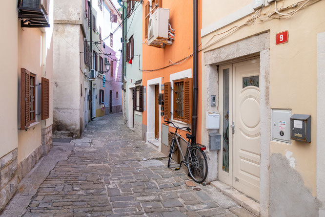 Slowenien - Piran Altstadt: Bild von Dimitry Anikin auf Pixabay 