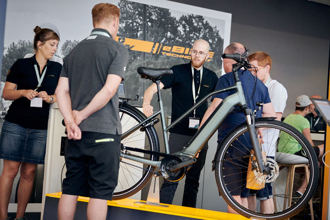 Auf dem Sales-Event in Ulm wurden die neuen Kalkhoff eBike Modelle mit Continental 48V eBike System erstmals Händlern aus Deutschland, Österreich und der Schweiz vorgestellt. © Kalkhoff