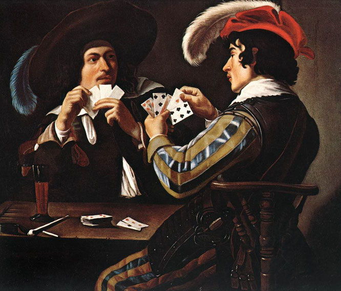 Theodoor Rombouts - Joueurs de cartes (XVIIème siècle)