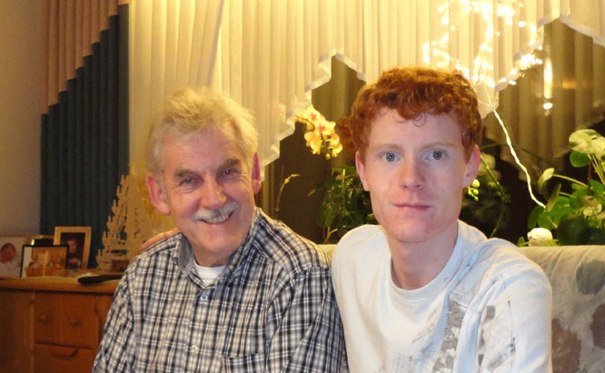 ...mit meinem Opa Werner...