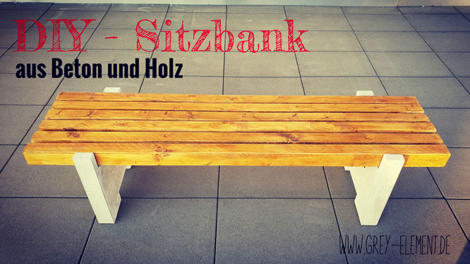 Anleitung Sitzbank selber bauen