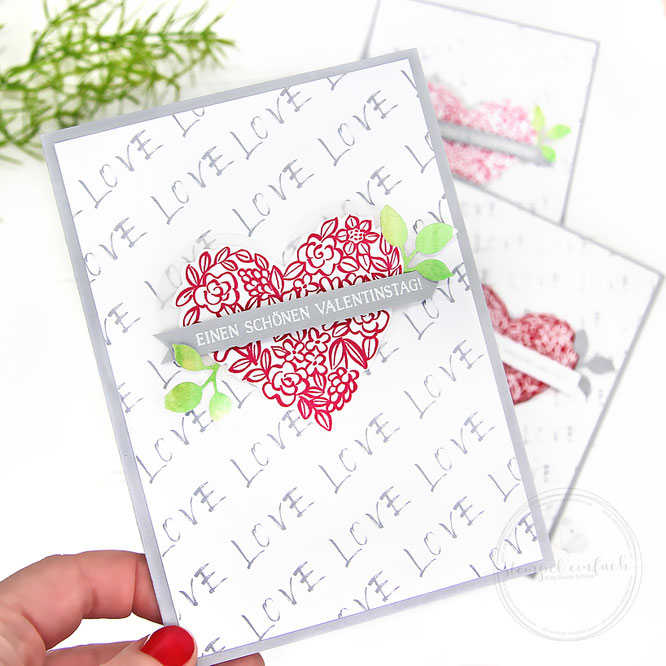 Herzige Karten zum Valentinstag-Stampin Up