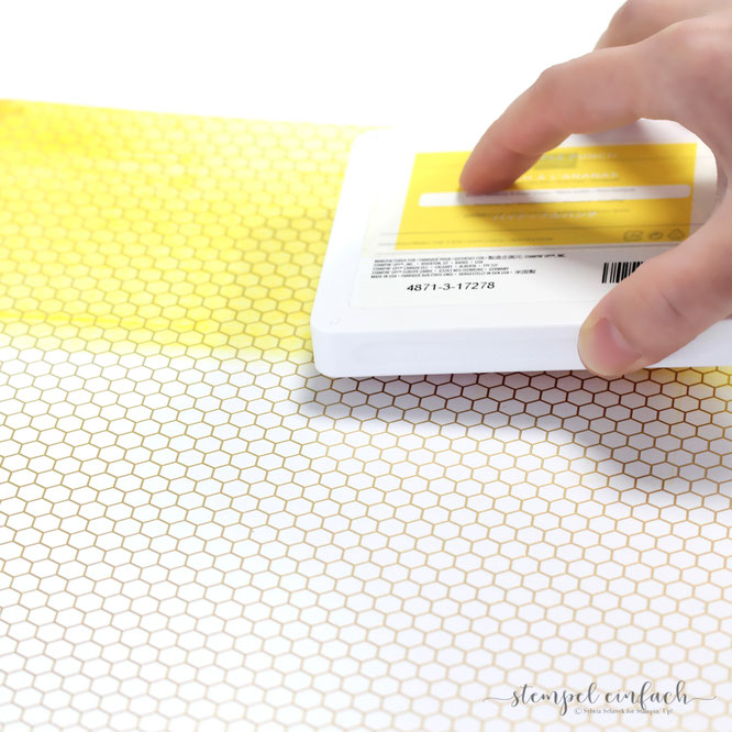 Designerpapier Bienengold-Stampin Up