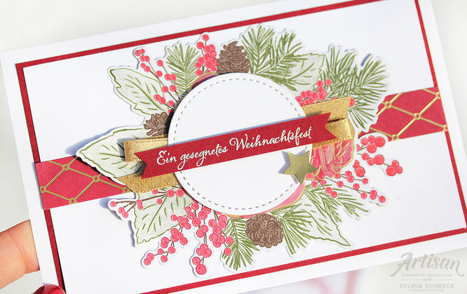 Wunderbare Weihnachtszeit-Weihnachtskarte 