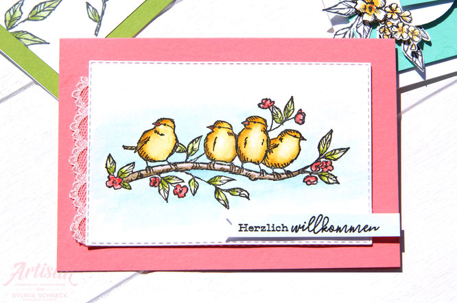 Vogelgarten Karte Stampin up