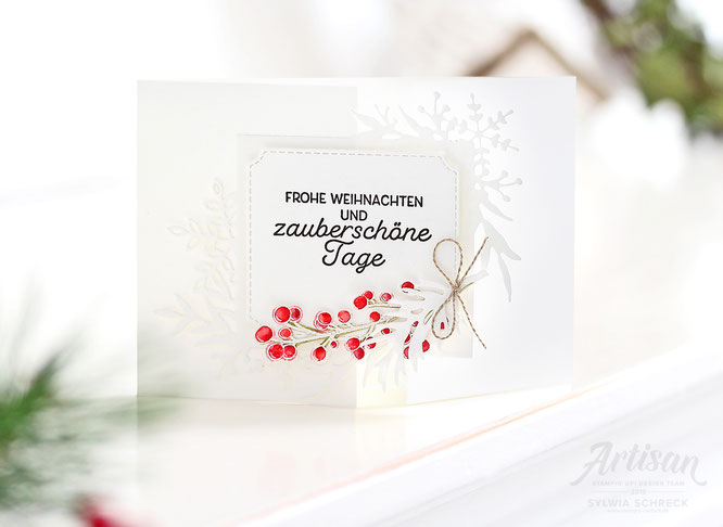 Weihnachtskarte-Stampinup