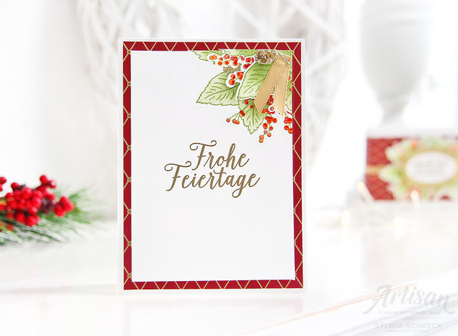 Weihnachtskarte-wunderbare weihnachtszeit-stampin up