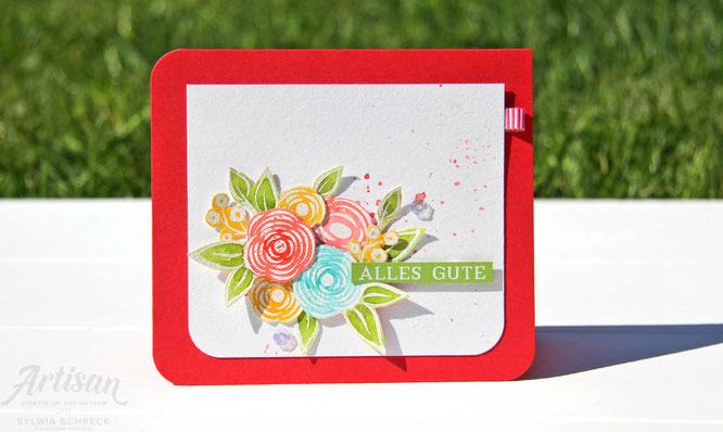 Karte mit Stampin Up Carry Over Produkten