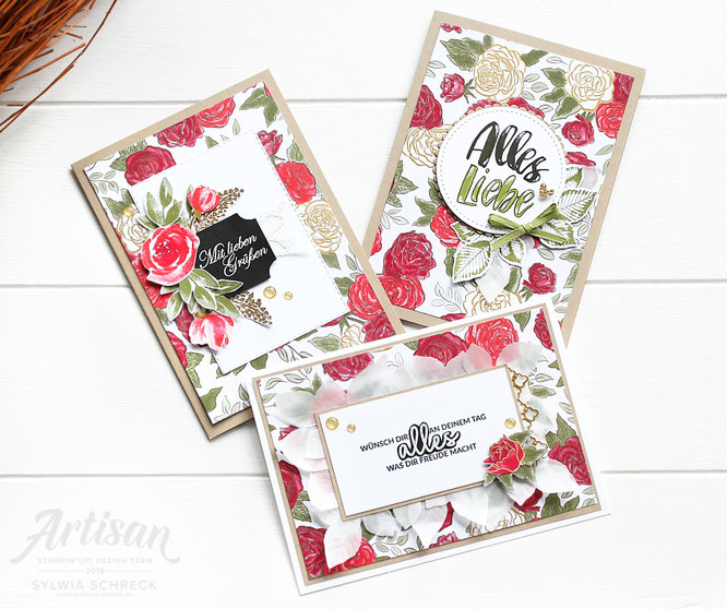 Geburtstagskarten mit designerpapier wunderbare weihnachtszeit 