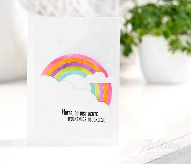 Geburtstagskarte-Regenbogen-Stampinup 