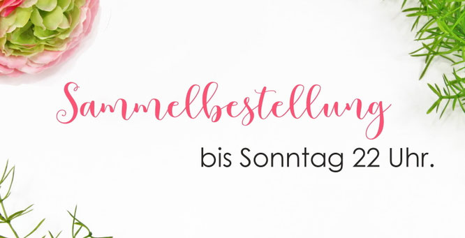 stampin up sammelbestellung
