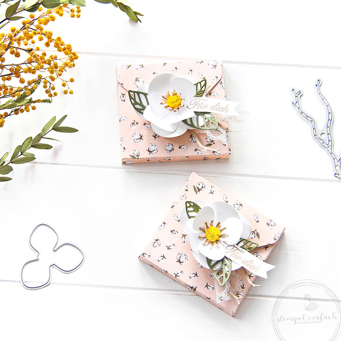 Verpackungen mit Magnolien-Stampinup