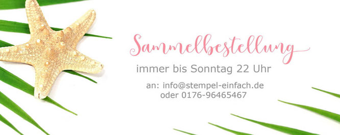 stampin up sammelbestellung versandkostenfrei 