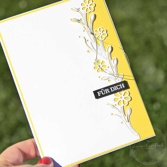 Karte mit Bordüren - Stampin up