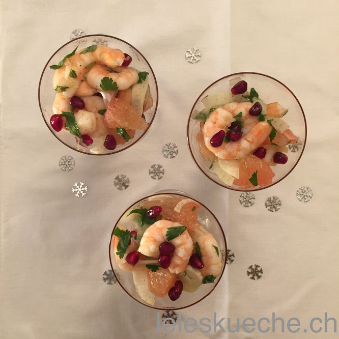 Crevetten Cocktail Mit Grapefruit Fenchel Und Granatapfel Leleskueches Webseite 200 g crevetten 100 g frisches mangofruchtfleisch 100 g frisches. www leleskueche ch