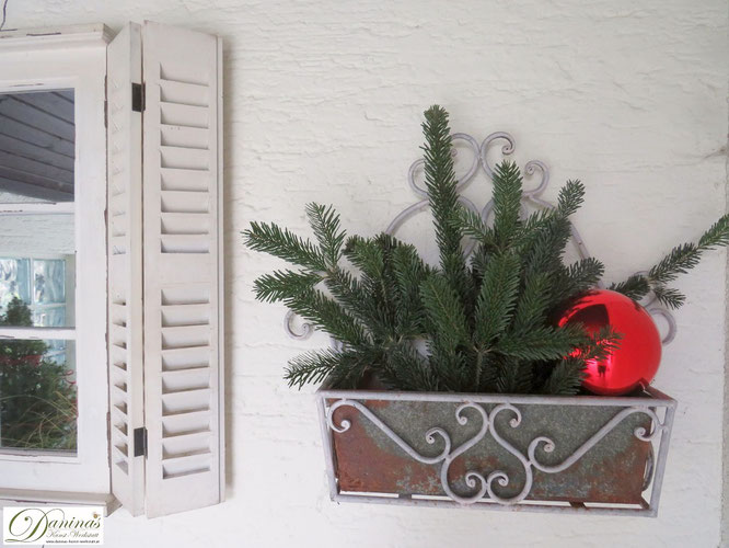 Weihnachtsdeko Aussen Selber Machen Daninas Kunst Werkstatt