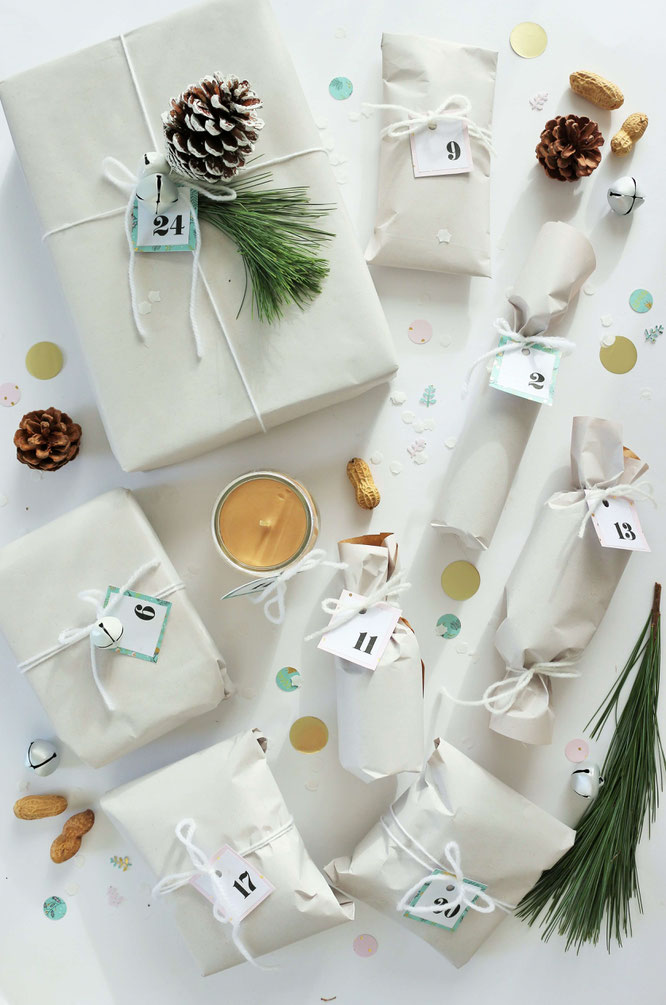 Bild: DIY Adventskalender samt Holzkiste selber machen - mit Freebie Bastelvorlage für Girlande und Adventskalenderzahlen von Partystories.de // #Advent #Adventskalender #DIYadventskalender #Adventskiste