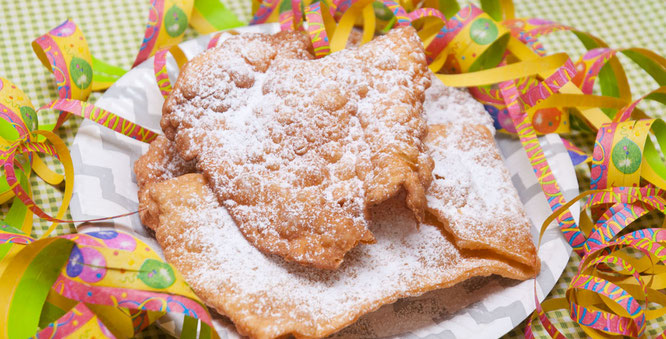 Bild: Badische Scherben, ein Rezept für Karneval Partyfood von Bloggerin Lisa (draufgeklatscht.de) auf Partystories.de